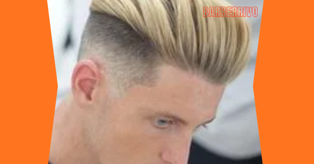 Bleached or Highlighted Comb Over