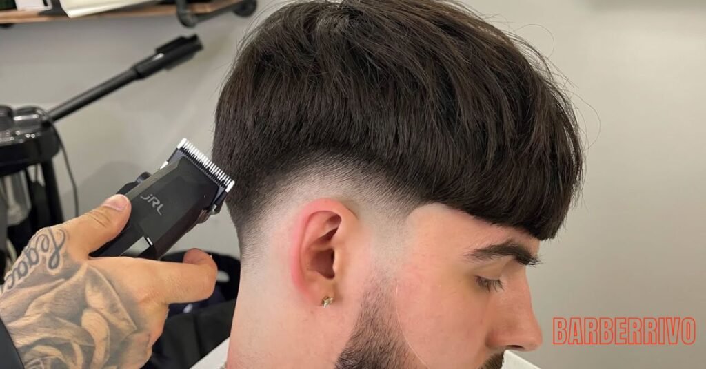 Edgar Cut with Low Taper Fade