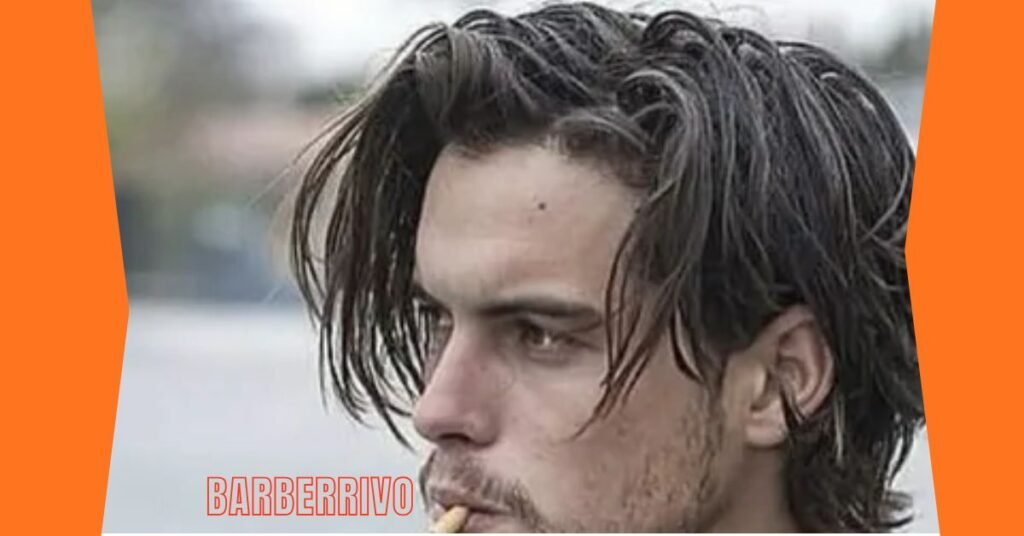 Long Hair Middle Part