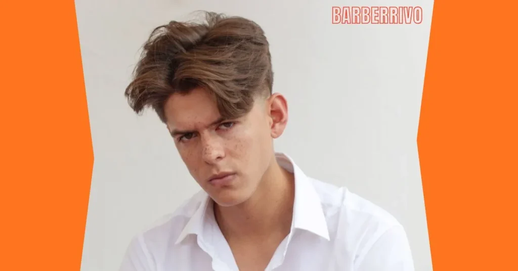 Low Fade Middle Part