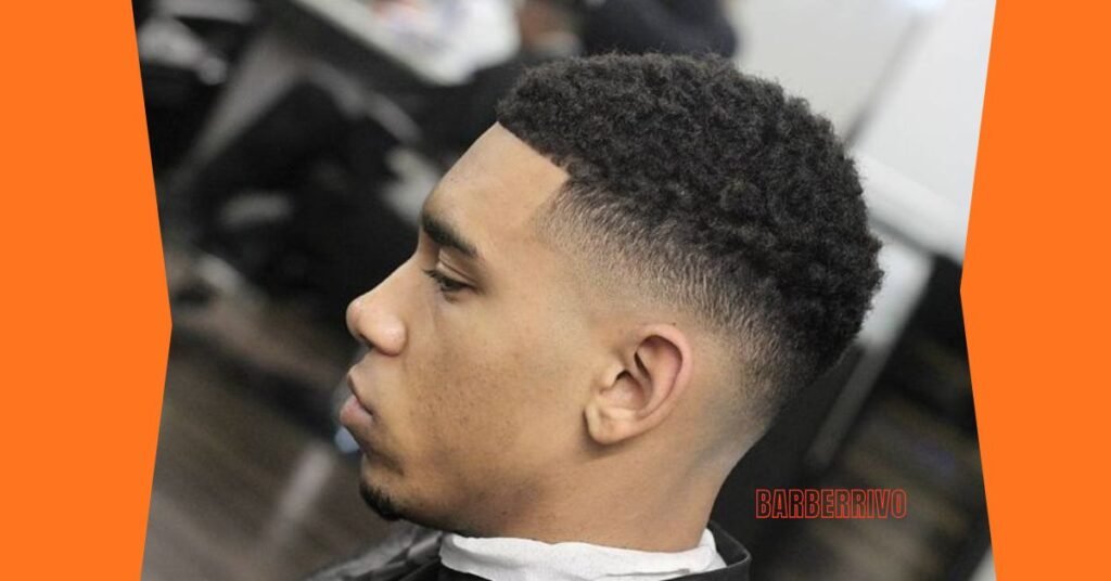 Low Fade with Afro Hair