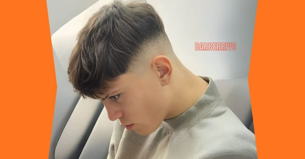 Low Fade with Hard Part 