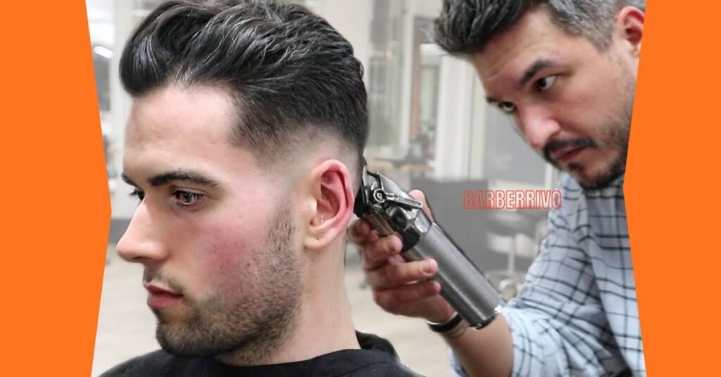 Low Fade with Long Hair on Top