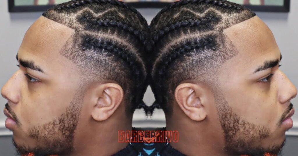 Low Taper Fade with Braids