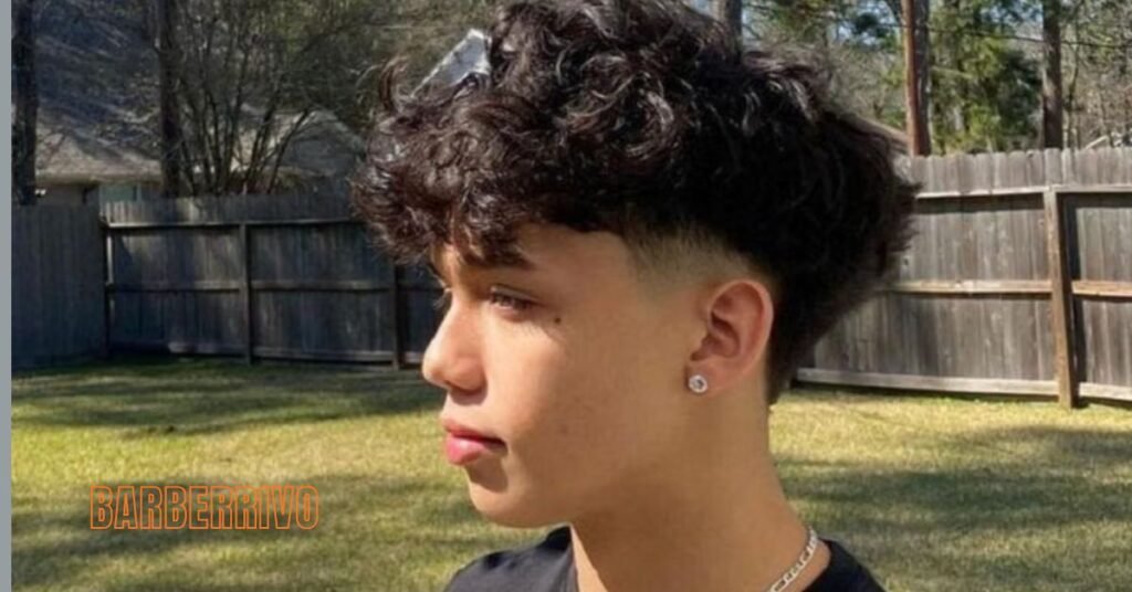 Low Taper Fade with Curly Hair