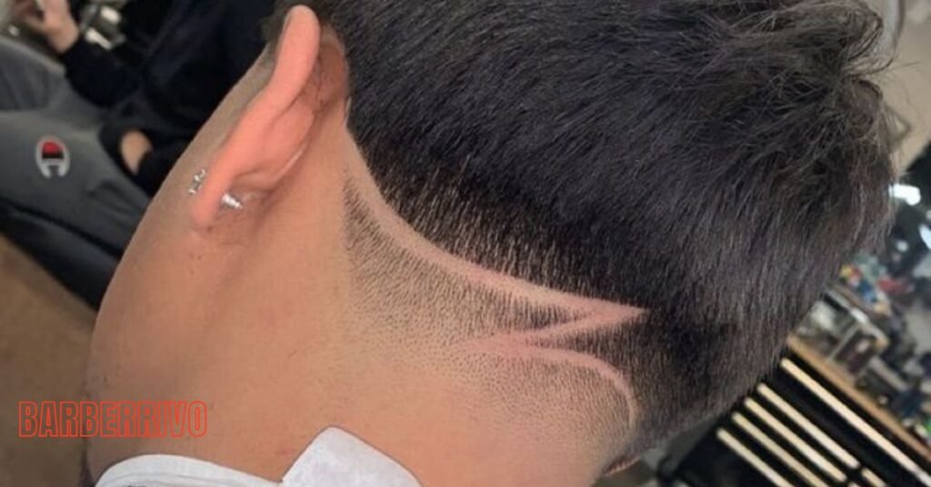 Low Taper Fade with Design
