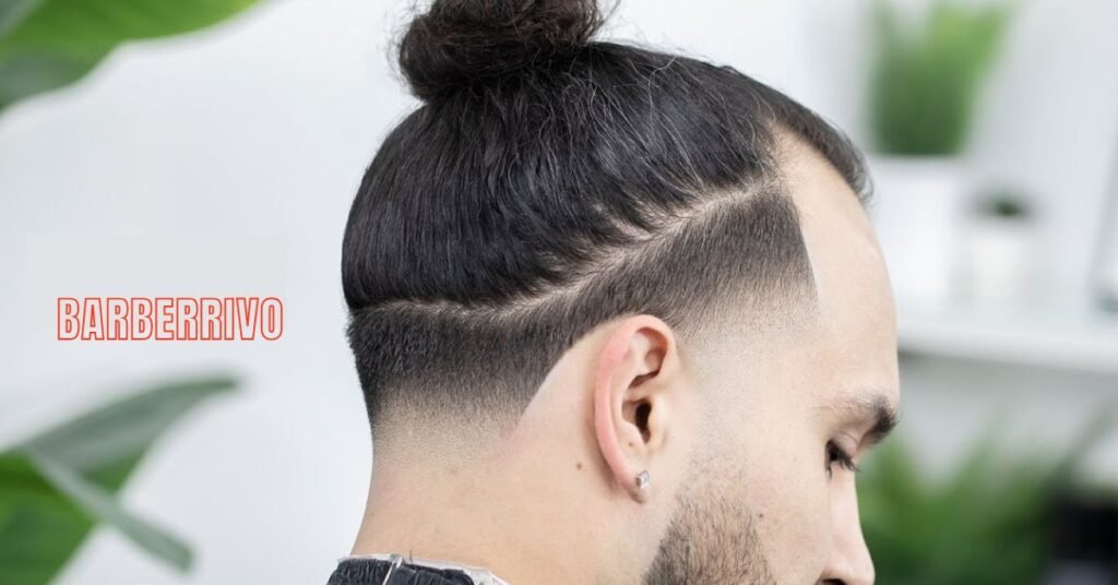 Man Bun with Low Taper Fade