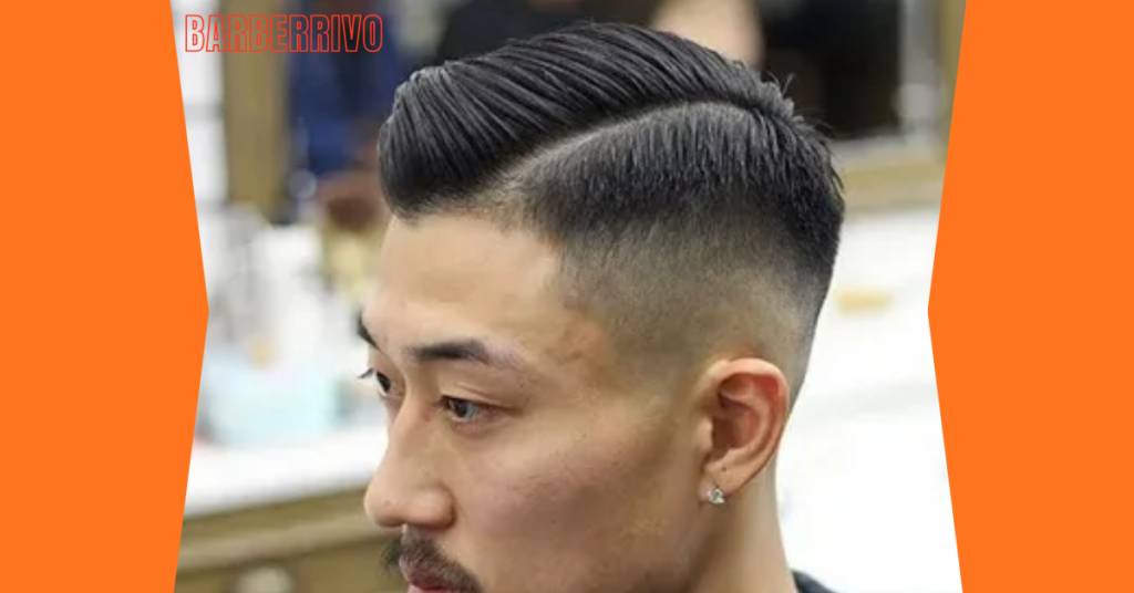 Mid Fade Comb Over