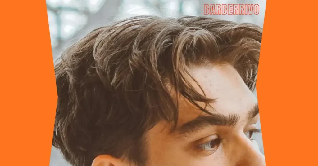 Mid Fade Middle Part