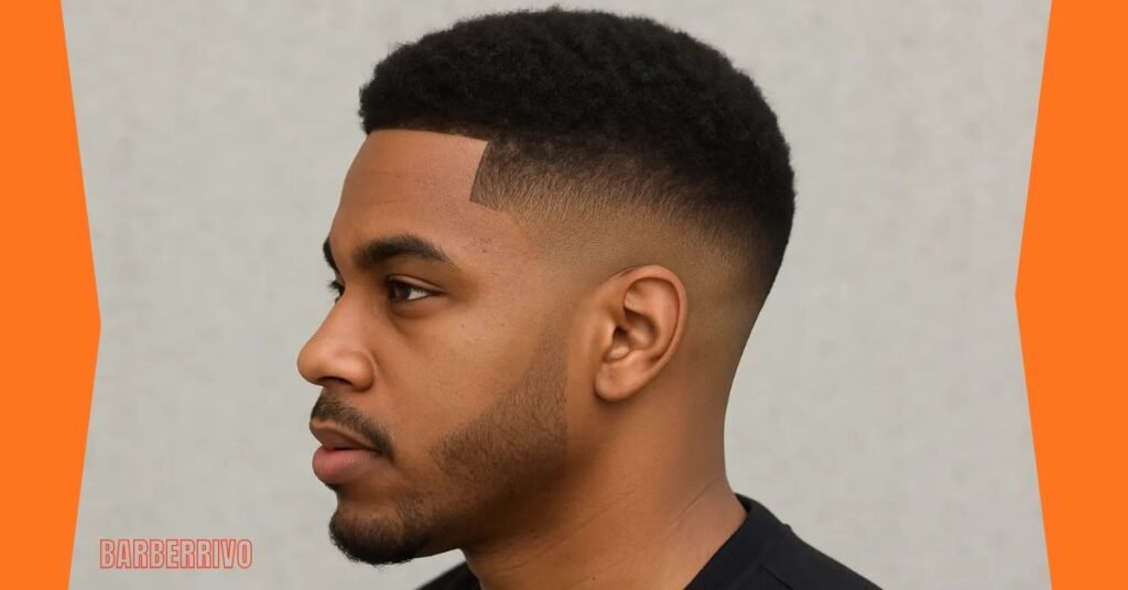 Mid Fade with Afro