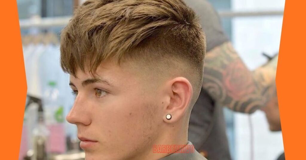 Mid Fade with Fringe