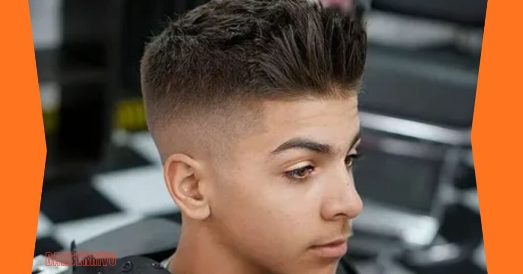 Mid Fade with Mohawk or Faux Hawk