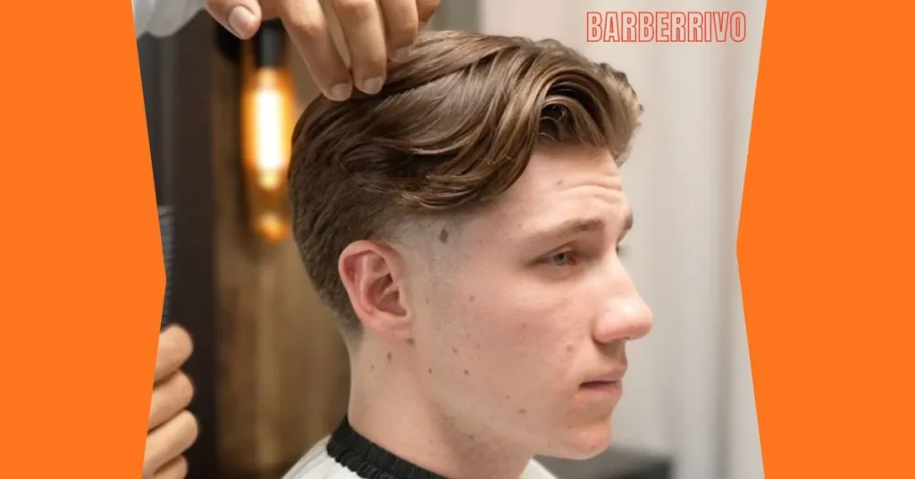 Middle Part Fade