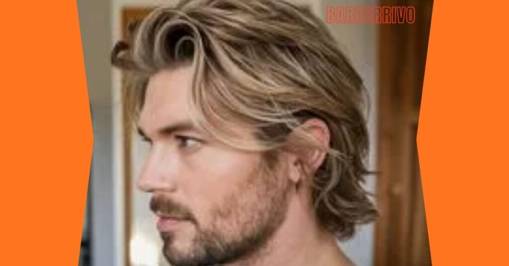 Middle Part with Beard