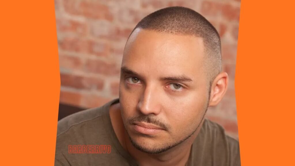 Round Face Buzz Cut