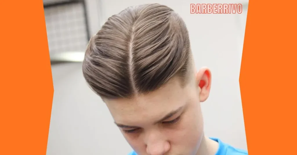 Skin Fade Middle Part