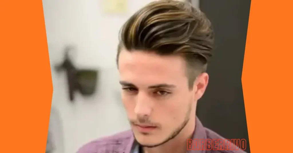Slick Back Middle Part