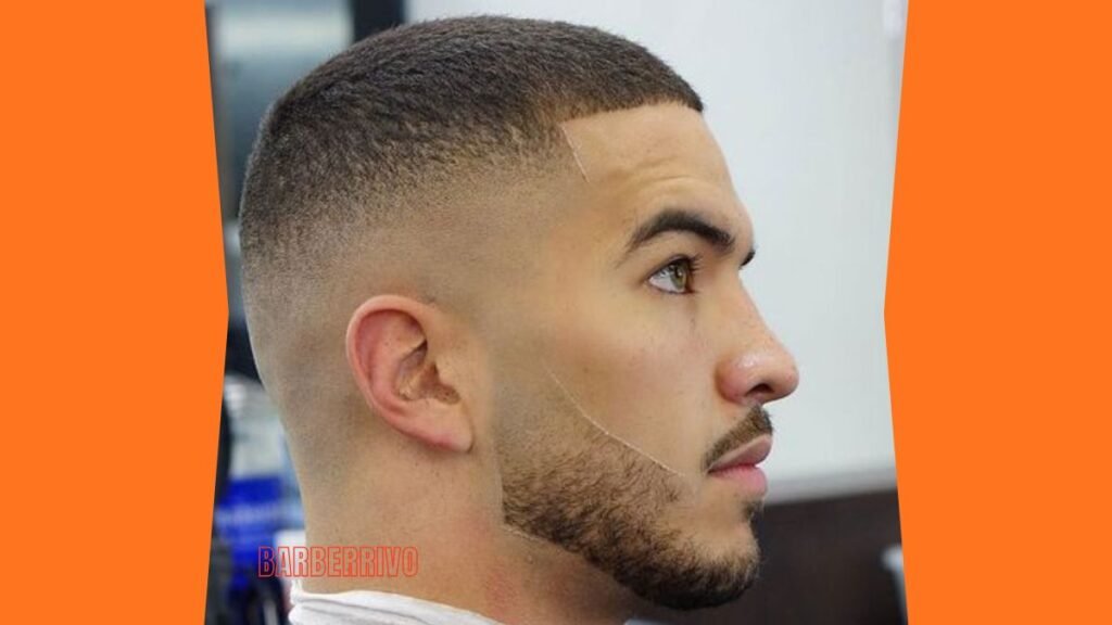 Square Face Buzz Cut