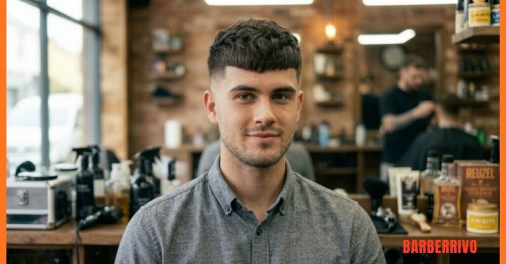 28 Textured Fringe Haircut Best Styles, Cutting & Styling Tips 7 Clean-Cut Fringe with Taper