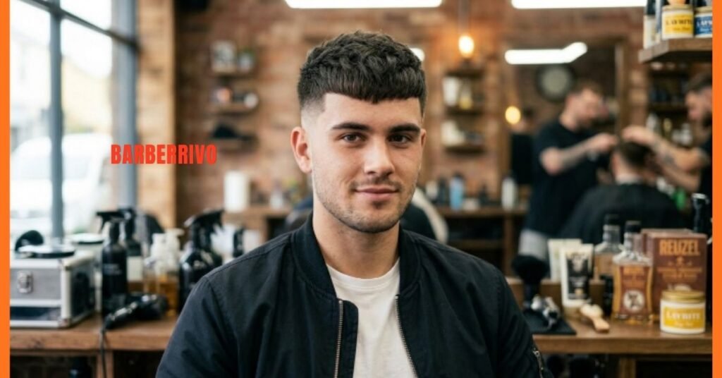 28 Textured Fringe Haircut Best Styles, Cutting & Styling Tips 4 Cropped Fringe with Skin Fade