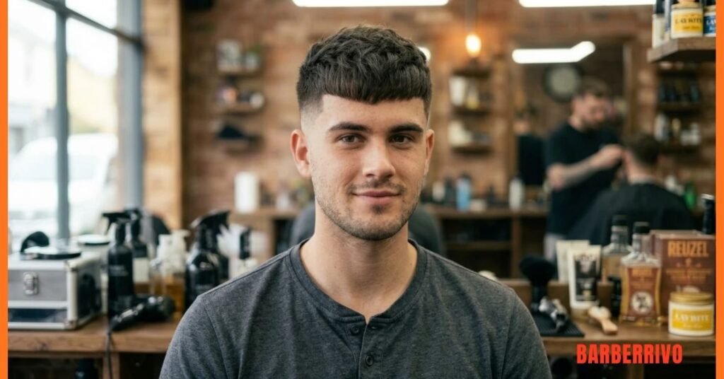 28 Textured Fringe Haircut Best Styles, Cutting & Styling Tips 6 Textured Caesar Cut with Fringe